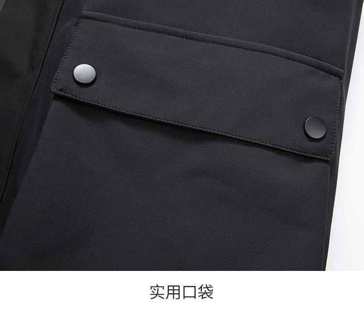 [Hooded drawstring] Jovo Spring and Autumn Mid length Sports and Leisure Fashion Jacket Jacket for Men