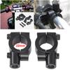 Motorcycle Rearview Handlebar Mirror Mount Holder Adapter Clamp Base 8mm 10mm 7/8" Black Aluminum Universal Motorcycle Tool