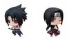Chimi Mega Buddy NARUTO Shippuden Sasuke Uchiha Itachi Sibling Showdown Set 65mm PVC Painted Complete Figure Series! & Approx.