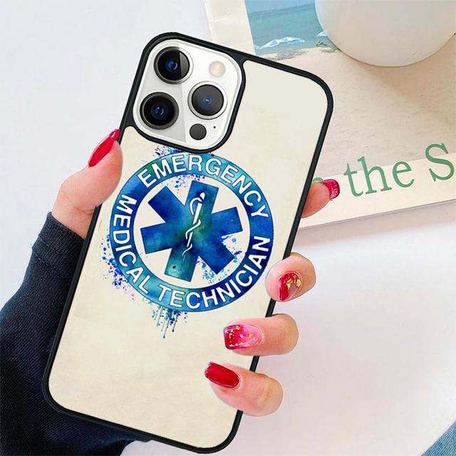 EMT Fireman Fire Rescue Coque Shell For iPhone 17 Air 15 16 14 13 12 Pro Max 11 Pro Max Plus Phone Case Cover