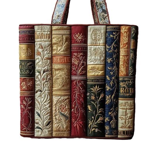 Стеганая сумка-тоут Женская винтажная сумка через плечо Цветы Животные Сумка Цветочный кошелек для поездок на работу Вечеринки Ежедневные поручения