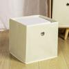 Складной ящик для хранения с ручкой, большая вместимость, складная конструкция, экономящий место, тканевый кубический органайзер для хранения