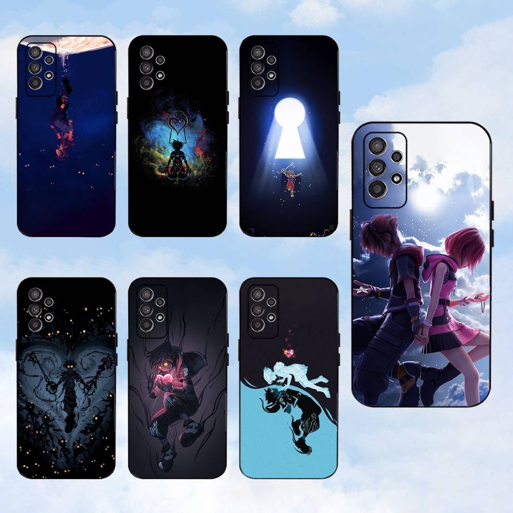 Чехол для телефона Kingdom Hearts для Samsung S25, S24, S23, S22, S21, S20, S10, Ultra, Plus, Lite, FE, Мягкий силиконовый черный чехол