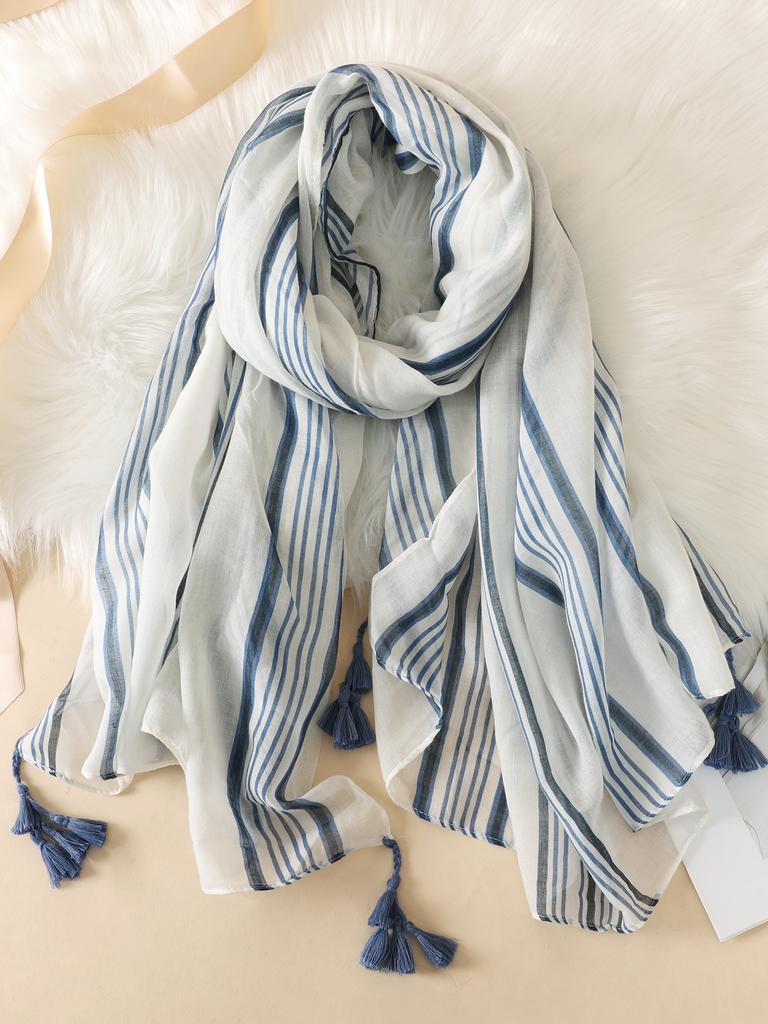 New Women Cotton Thin Scarf Flower Print Hijab Soft Shawls and Wraps Bohemia Female Foulard Pashmina Bandana Headscarf