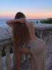 EDOLYNSA 2024 Kintted Cover Up Beach Сексуальная Холтер Без Рукавов Прозрачный Макси Разрез Bodycon Летнее Платье Бикини Прикрытия Элегантный Холтер Пляжное Платье
