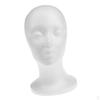 Foam Female Head Model Wig Glasses Hat Display with Stand