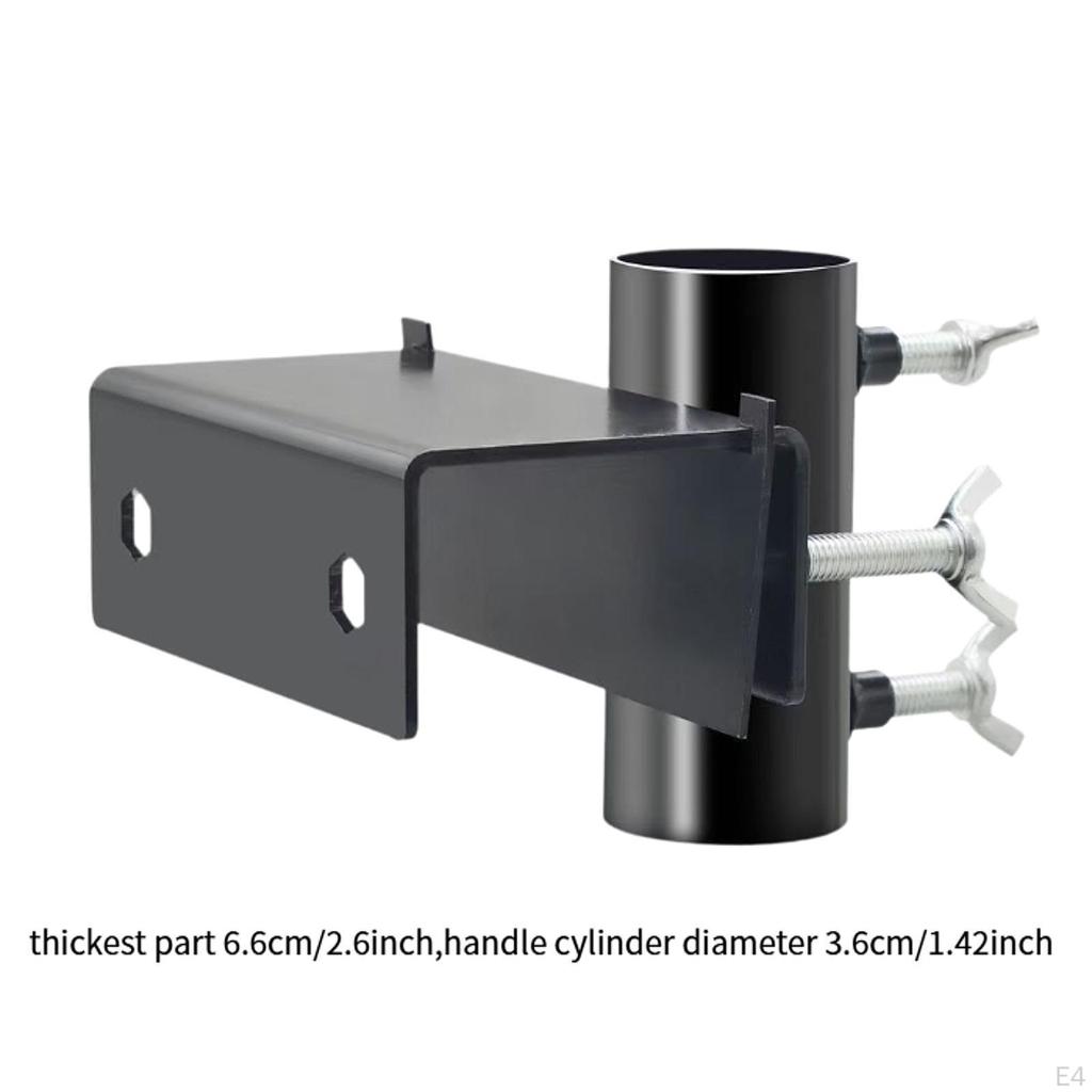 Регулируемый держатель для зонта, кронштейн-зажим, нескользящий для стоек балкона, террасы,