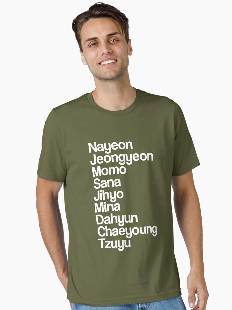 Twice, names, white Essential T-Shirt