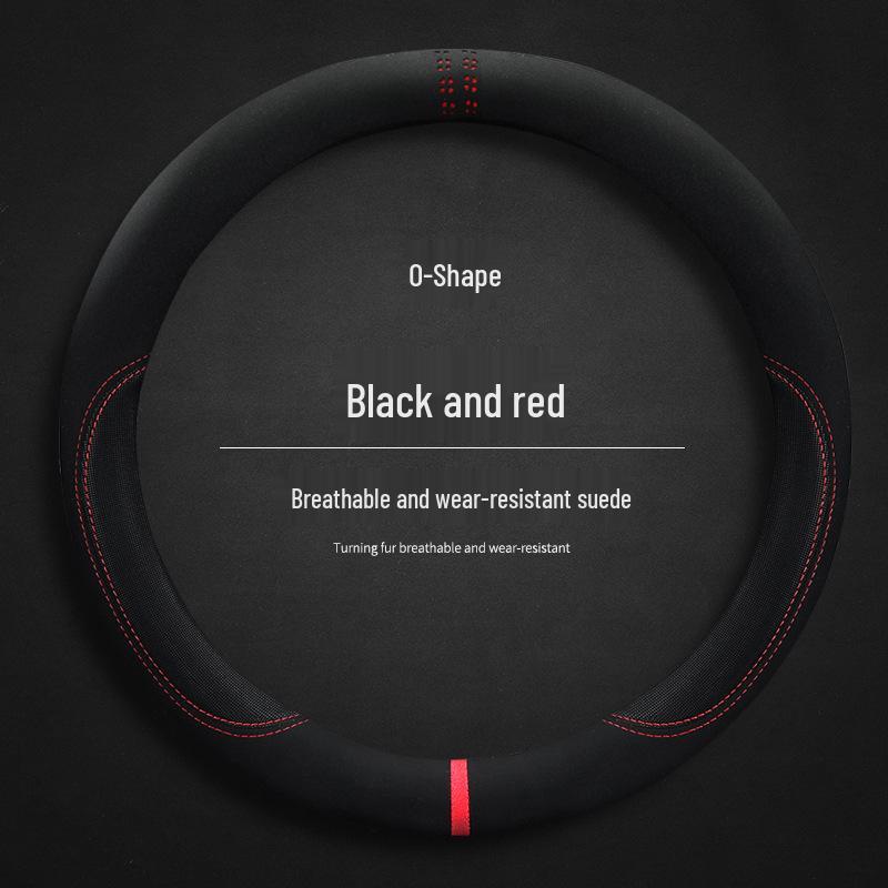 Universal Non-Slip Sweat-Absorbing Breathable Steering Wheel Cover for All Seasons, Men & Women