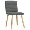 VidaXL Chaises à manger lot de 6 gris foncé tissu 3315545