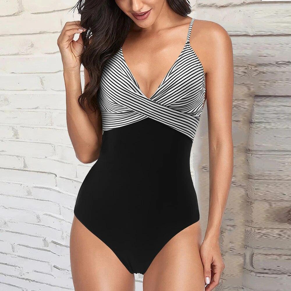 One Piece Swimsuit Women Swimwear Swimsuit Backless Push Up Plus Size Bathing Suits Beachwear Female Low Price Monokini Women