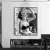 Sexy Woman Portrait Art Canvas Print Naughty Girl Poster Modern Nordic Canvas Art Beauty Wall Picture Painting Home Bar Decor