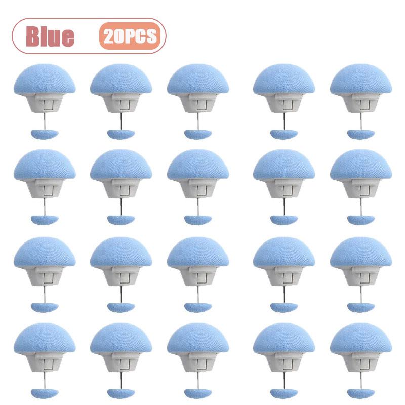 20-80PCS Reusable Mushroom Shape Clips Removable Easy Release Fastener for Blanket Sheet Curtain Socks Multipurpose Clamps