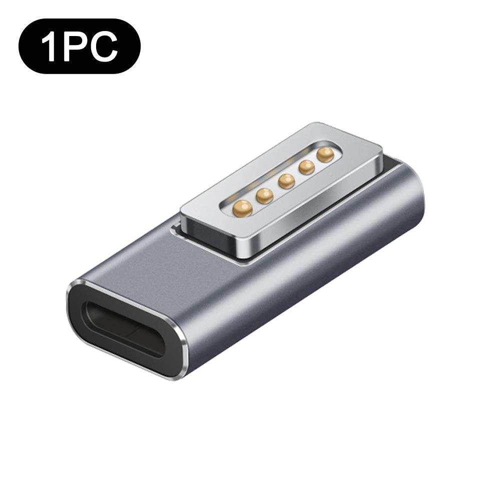 DC5521 PD Type-C Female to Magnetic Adapter for Macbook Air/Pro Fast Charging Plug Converter for Apple Magsafe 1 Magsafe 2
