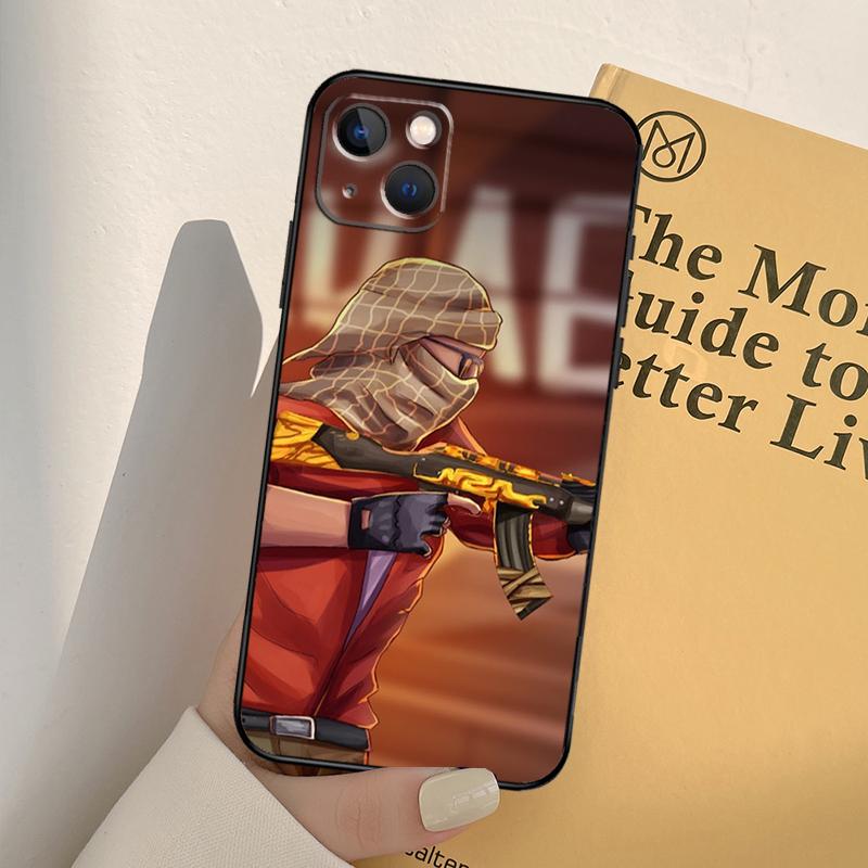 Чехол для телефона Hot Game STANDOFF-2 для iPhone 16 15 14 Pro Max Plus 11 12 13 Pro Max XS 6 12 13 Mini Защитный корпус