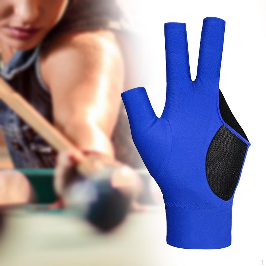 Бильярдные перчатки с 3 пальцами, прочные профессиональные перчатки для левой руки, снукерный кий, перчатки для бассейна