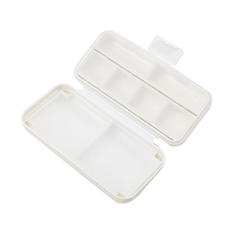 5/8 Compartment Pill Box Mini Pill Box Sealed Portable First Aid Kit Travel Carry Pill Case