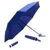 Gilley Folding Waterproof and Stays Dry Umbrella, UK, Case, Windproof, (Blue/Cyan)