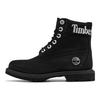 Timberland 6 дюймов повседневные водонепроницаемые ботинки средней высоты для женщин черные A5TYUW