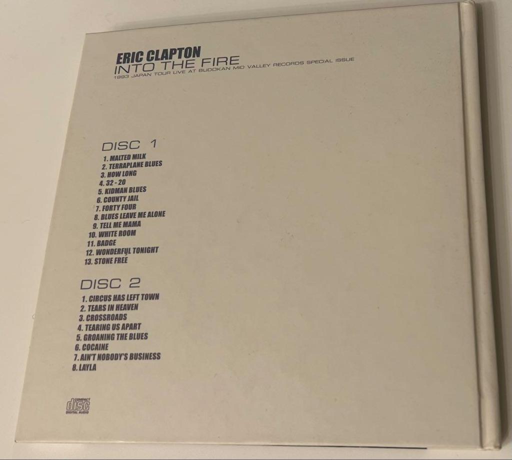 [Б/У] Эрик Клэптон Будокан Into The Fire '1993
