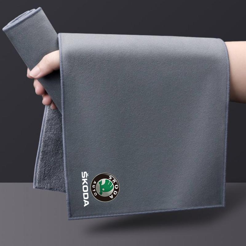 WUM1 Car Wash Towel Detailing Cleaning Cloth Wash Drying Towel For Skoda octavia 2 a7 a5 rapid fabia yeti superb SCALA Accessories