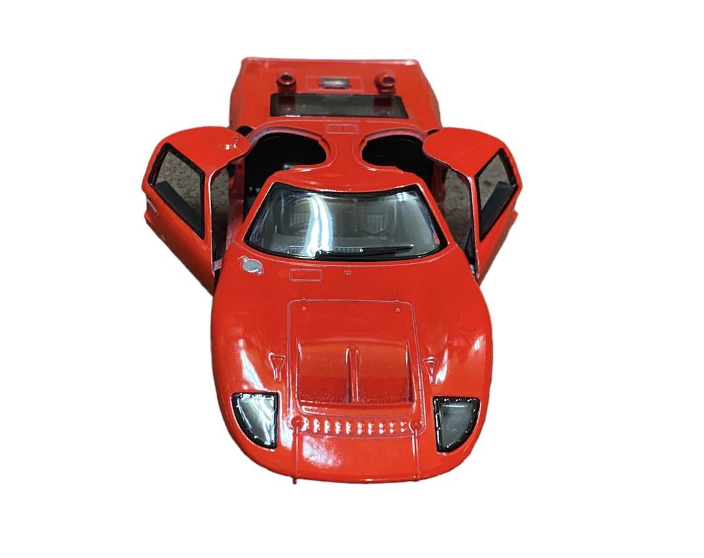 Kinsmart 1966 Ford GT40 MK2 Красный Масштабная Литая Модель Автомобиля 1/32