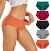 Low-Middle Waist Women's Panties, High Elasticity Women Underwear, Comfortable Cotton Crotch #JS830