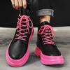 Модные осенние унисекс женские повседневные кроссовки на платформе ботильоны высокие кроссовки с толстой подошвой для любителей уличной обуви спортивная обувь кроссовки