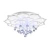 Luxury Modern LED Lustre Clear Crystal Chandelier Round Pendant Light Home Decor Living Room Bedroom Hanging Lamp