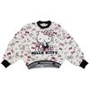 Sanrio Sweatshirt Kitty All Over Pattern Girls Off White