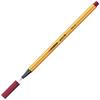STABILO Lot de 10 Stylo-Feutres POINT 88 Pointe Fine 0,4 mm rouge bordeaux