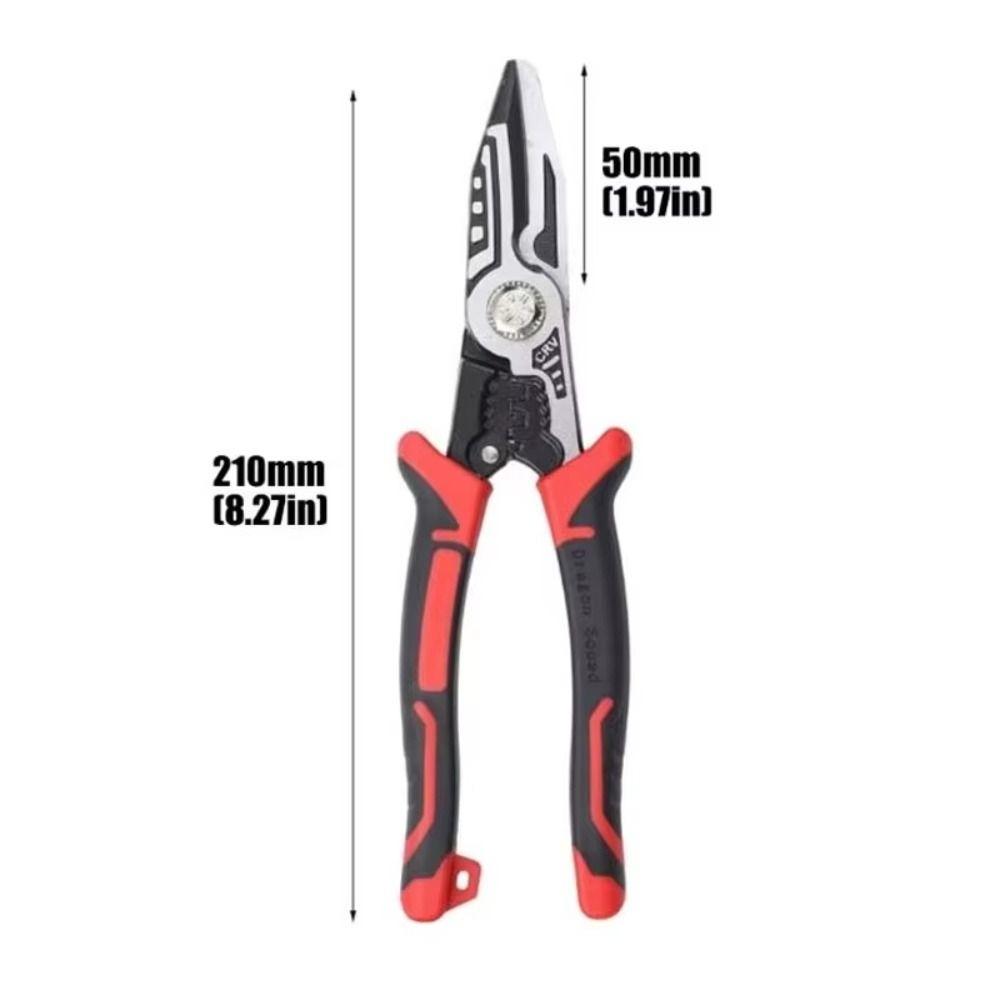 Professional Grade Metal Sheet Shear Anti Slip Handle Wire Cutters Wire Stripping Pliers Linesman