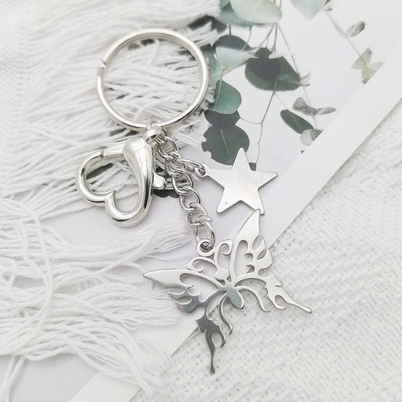 Pink Y2K Phone Charms Pendant Kawaii Key Chain For Bag Cute Accessories Women Girl Strap Lanyard Beaded Ins Korea