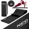 Exercise Mat with Holes, Thick, 183 X 60 Cm, Neo-Sport - 192000, Black