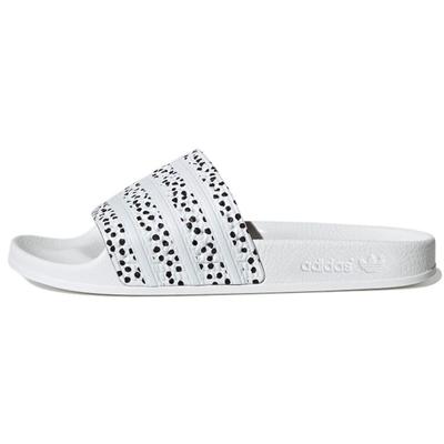 Adilette Slide Polka - Белые женские кроссовки Cloud-White Core-Black FX5922