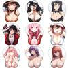 Anime Popular Female Lead Wrist Support Mousepad Albedo Mai Yumeko 3D Silicone Mouse Pad Megumin Sexy Oppai Wrist Rest Mouse Mat