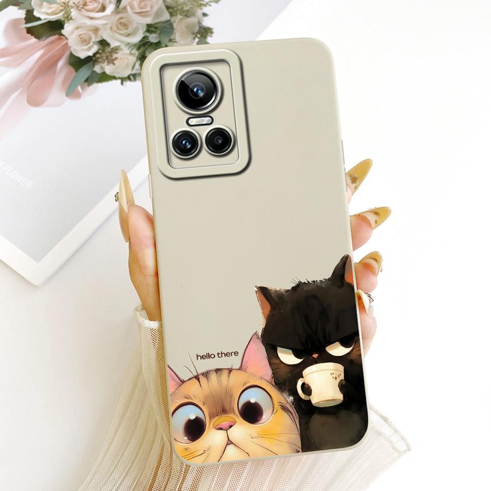 Чехол для телефона Realme GT Neo3 RMX3561 RMX3560 Чехол для Realme GT Neo 3 Чехол Модный Мультяшный Милый Забавный Расписной Силиконовый Funda
