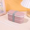Divided Fresh-keeping Eco-Friendly Food Container Microwavable Dinnerware Lunch Box Bento Box