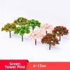 5pcs Artificial Pink Iron Wire Flower Tree 6.5cm Home Houses Decoration  Outdoor Adventure Camping
