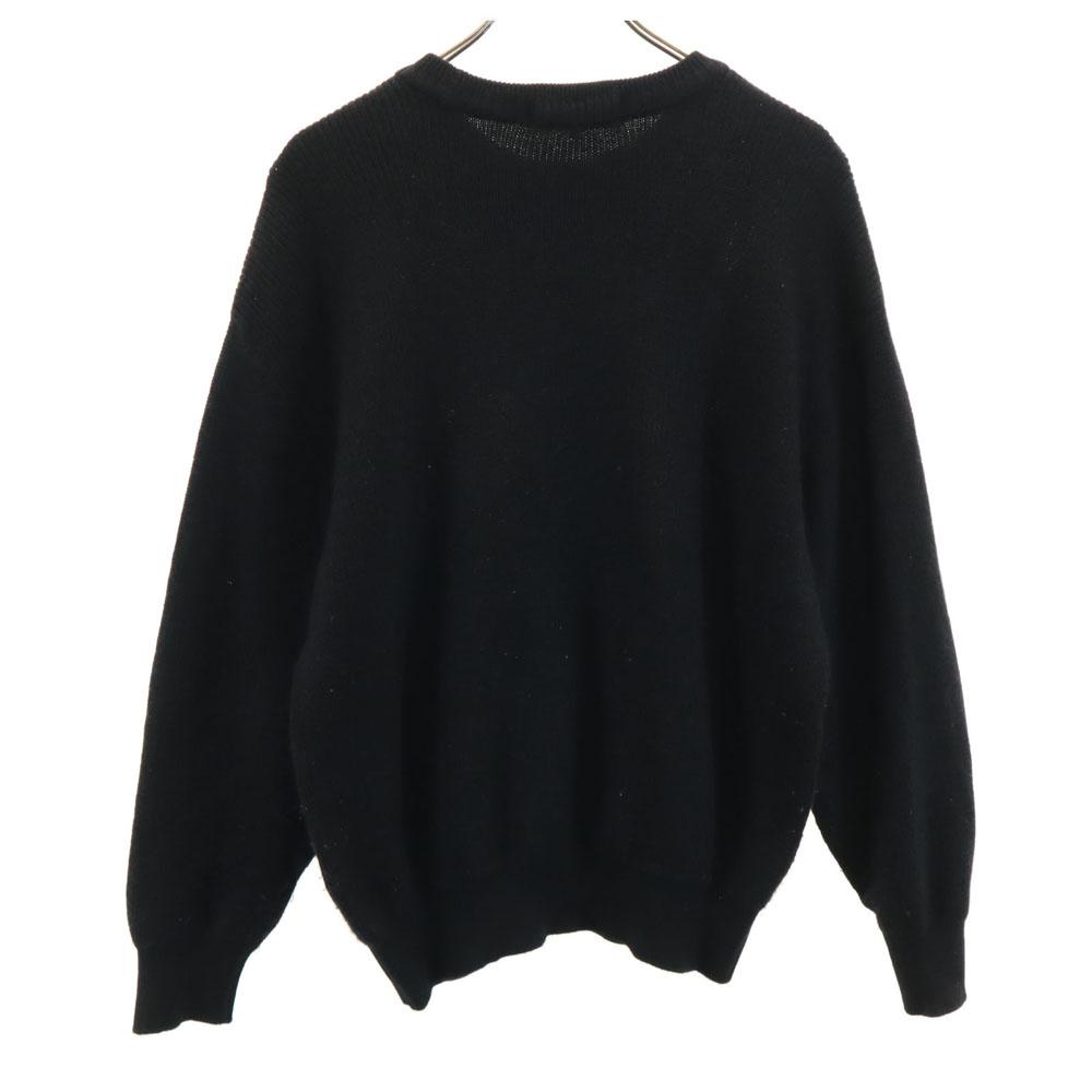 BALENCIAGA SPORT 90-х годов Старый свитер с длинным рукавом M черный трикотаж Мужской Б/у