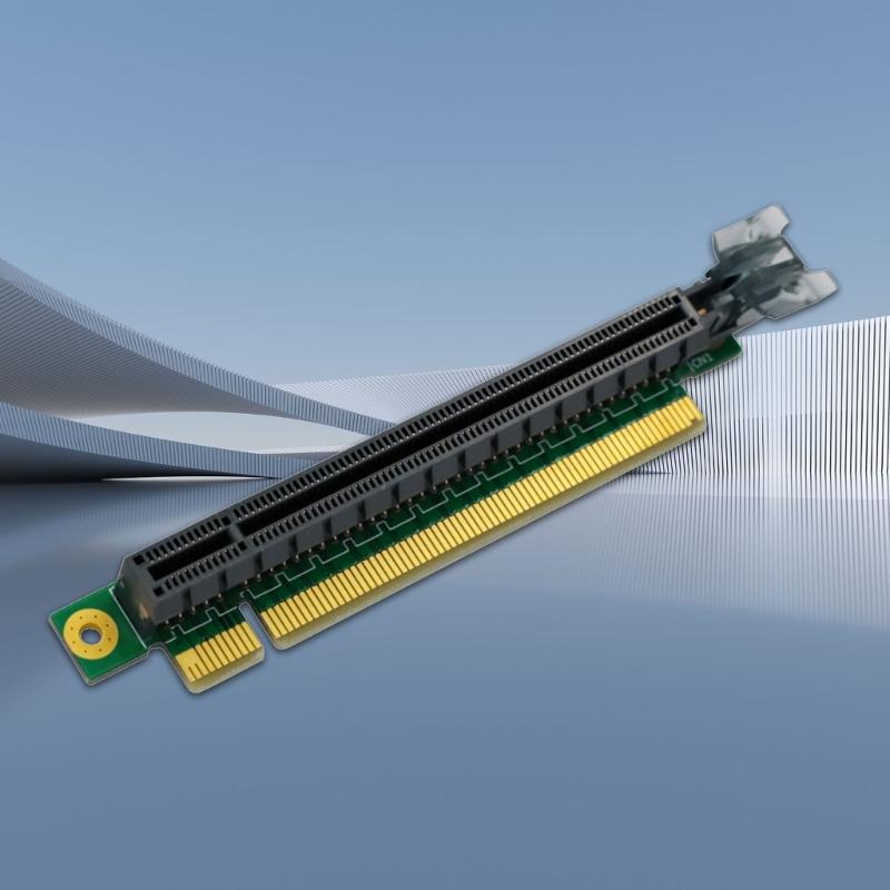 Конвертеры PCIE X16 в X16 PCIExpress3.0 8 Гбит 16X Папа-Мама Адаптеры 90 градусов Высокоскоростные Райзеры для 1U