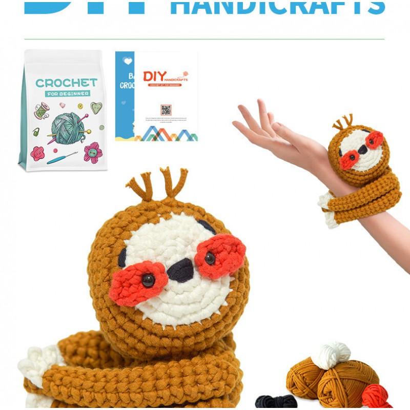 Набор для вязания крючком Смузи Амигуруми DIY Поделка Набор пряжи Английские инструкции Ручное вязание