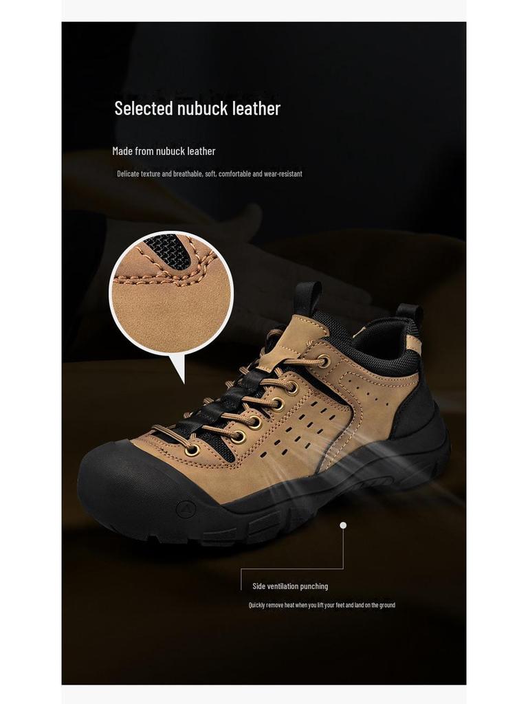 Мужские повседневные нескользящие походные ботинки для активного отдыха 2024 года, мягкая подошва, большой размер 46