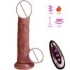 Реалистичный фаллоимитатор с подогревом, анальный стимулятор точки G, клитора, силиконовая присоска, огромный пенис, секс-игрушка для взрослых для женщин, пар