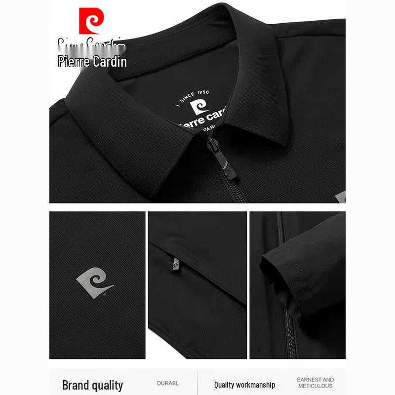 Pierre Cardin Мужская охлаждающая солнцезащитная рубашка-поло из ледяного шелка