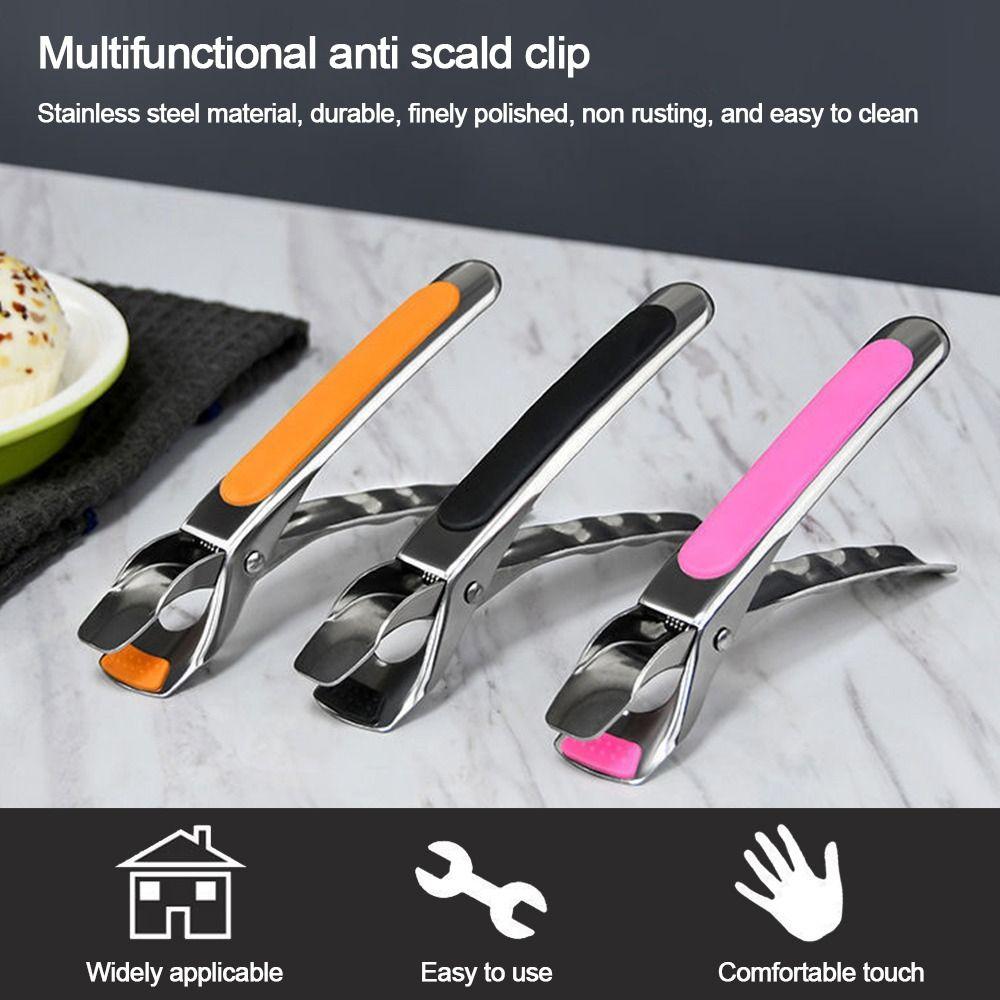 Anti-hot Clip Lifter Gripper Plate Bowl Dish Pot Holder Anti Scald Clip Kitchen Supplies Bowl Clamp