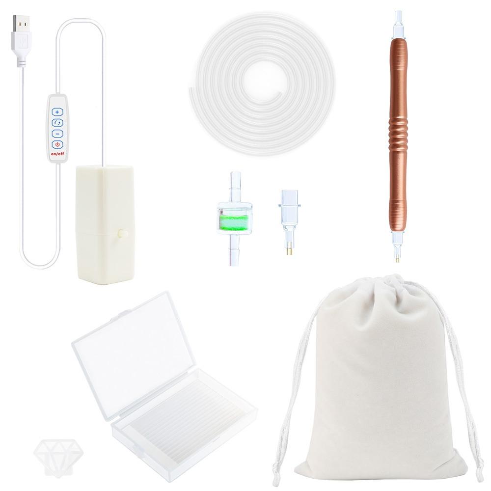 Electric Vacuum Diamond Painting Pen Kits USB Powered Diamond Painting Suction Device for 5D Diamond Painting Tool