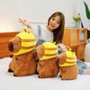 Cute Adorable Capybara Plush Toy With Bee Hat Perfect For Birthday Gifts And Collecting