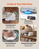 Pottery Wheel for Adults, 36 and 28 cm Turntables, 450W Electric Table Top Pottery Wheel with Foot Pedal, 30-300 RPM Adjustable Speed, Aluminum Body,