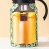Chinese Style Retro Flower Insulated Kettle Hot Water Stainless Steel Vacuum Flask Vintage Floral Printing Water Cup for Outdoor